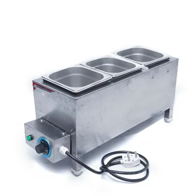 3 Pot Stainless Steel Chocolate Melter with Adjustable Temperature Control