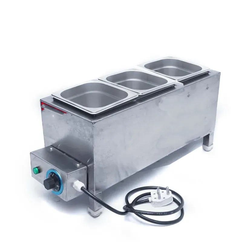 3 Pot Stainless Steel Chocolate Melter with Adjustable Temperature Control
