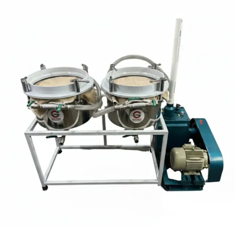 Gorek 1.5 HP High Efficiency Commercial Vacuum Oil Filter Machine with 60 kg/hour Production Capacity for Commercial Use