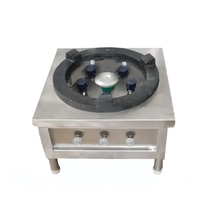 Stainless Steel 40 x 40 x 24 Inch Biryani Gas Operated Dum Bhatti with 6 Burners for Hotel and Catering Service