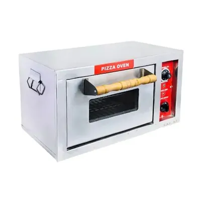 Commercial 13 x 25 Inch Stainless Steel Electric Pizza Oven, 3500 W