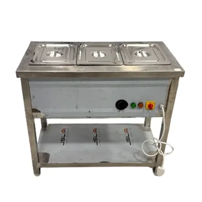 GBE 9.2 Litre 35 x 18 x 32 Inch SS Electric Operated Bain Marie of 1/2 GN Pan With 1 Undershelf