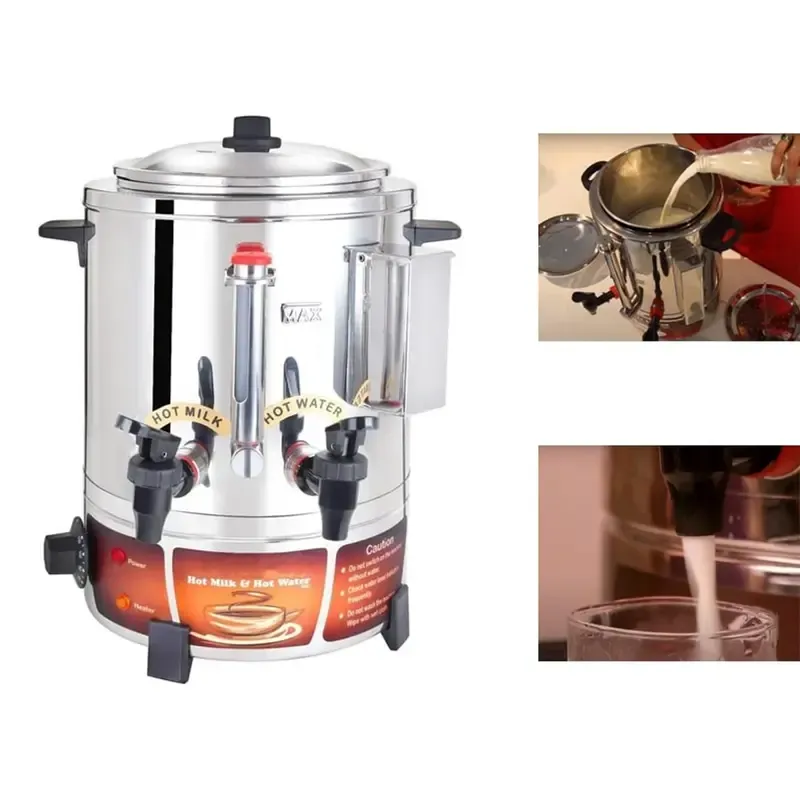 Commercial 12 L Electric SS Milk & Water Boiler Machine 2500 W