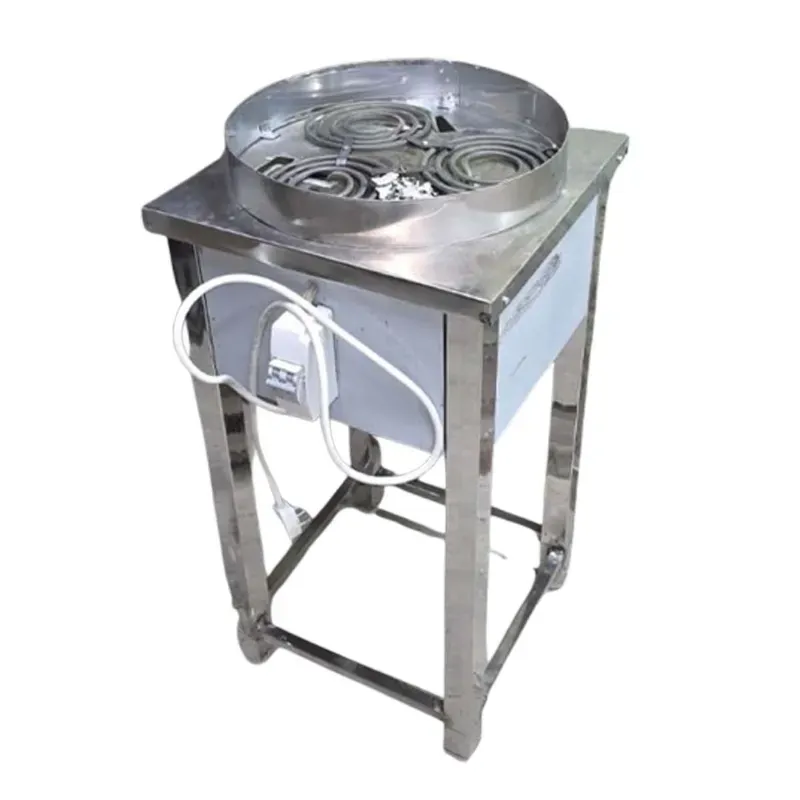 Heaty Duty 16 x 16 Inch Stainless Steel Stand Type Electric Hot Plate with 3 Heating Coils of 2200 W