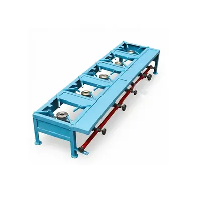 COCS Commercial 5 Burner Gas Stove, Mild Steel Body, 66 x 10 x 7 Inch