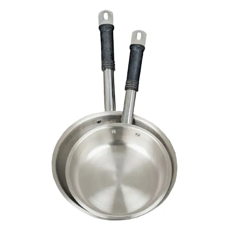 Mira Steels 12 Inch (Pack of 2) Frying Pan With Stainless Steel Body
