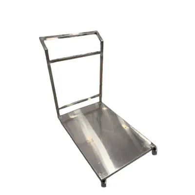 GBE 36 x 24 x 36 Inch Stainless Steel Goods Trolley with 4 Castor Wheel and Capacity of 200-250 kg