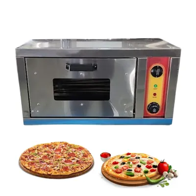 Heavy duty Stainless steel 304 Grade Electric Pizza Oven 12 x 18 Inch, 4 Pizza, 9 Inch, 2100 W