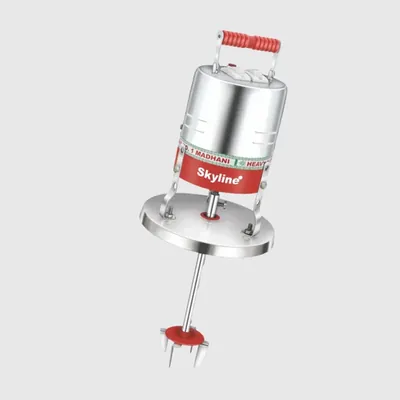 Skyline (Pack of 8) VTL-3100 Electric SS Madhani Machine, 100 W Butter, Buttermilk, Lassi, and Curd Maker, With 1 Year Warranty