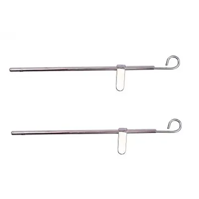 Stainless Steel Milk Siphon (Teat) Veterinary with Handle and Cleaning Wire Pack of 1 Pc