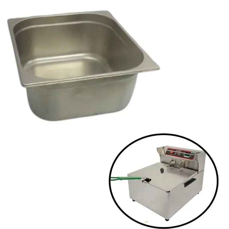 ADORMA 11 Litre Stainless Steel Oil Pan for ADORMA Deep Fryer
