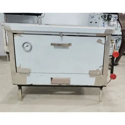 SS 25 x 13 Inch Gas Operated Pizza Oven 6 Pizza At a Time For Rapid Pizza Production