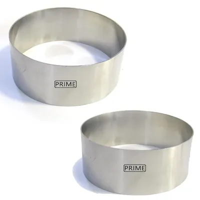 4 & 5 Inch SS Pizza Base Cutter/Baking/ Cut Outs Rings Set