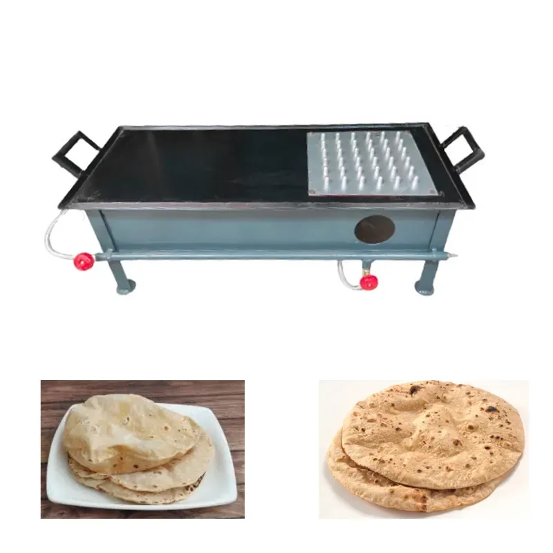 SS 36 x 24 x 12 Inch Gas Operated Heavy Duty Roti Making Tawa for Multipurpose Use