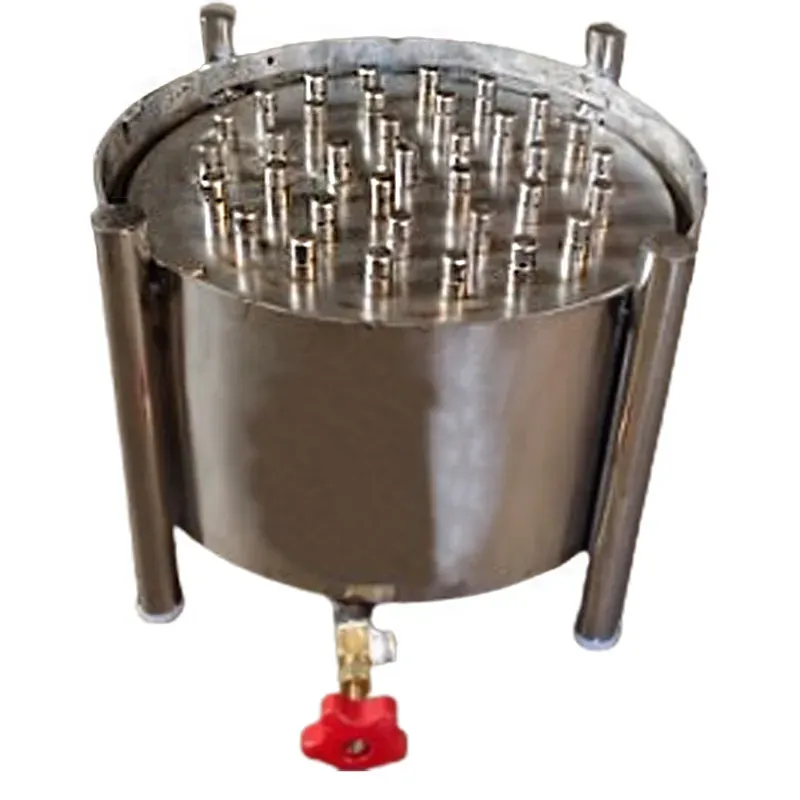 15 x 12 Inch Round Puffer Bhatti With Stainless Steel Body