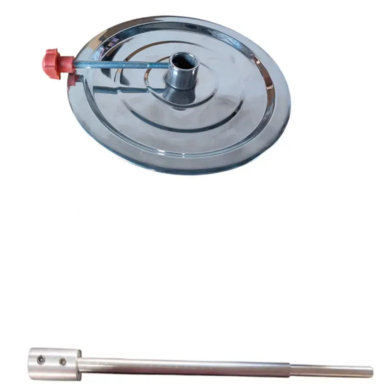 Combo Pack of Stainless Steel Stirring Shaft and Plate for Commercial 30 Litre Curd Percolator
