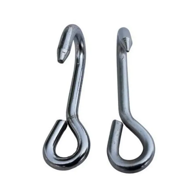 Stainless Steel Dystocia Eye Hook Sharp and Blunt OB Hook Calving Tools Veterinary Instruments (Pair), 3 Inch