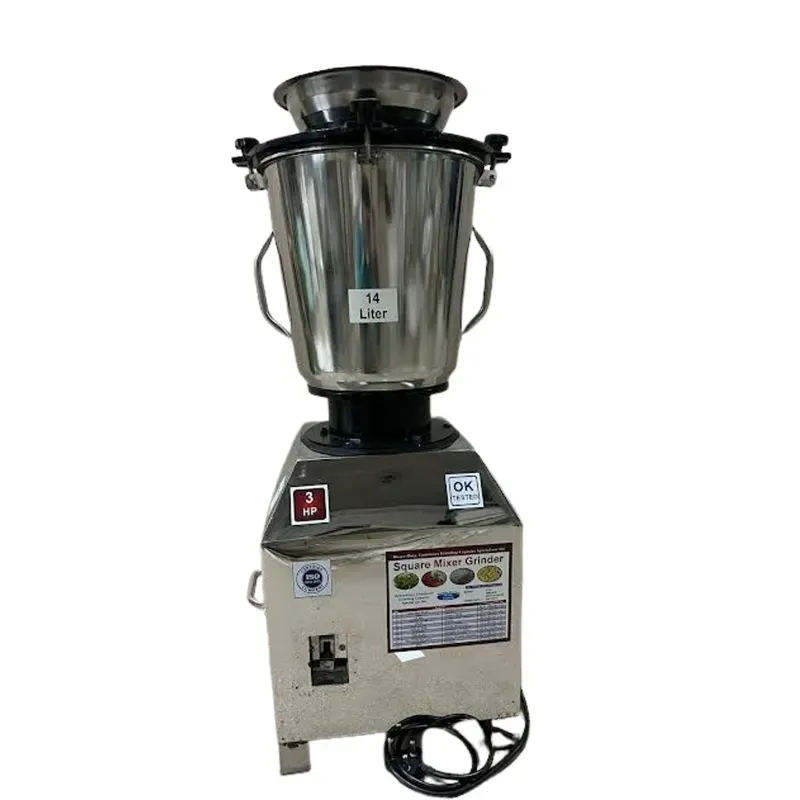 Square Model Mixer Grinder Machine 3 HP Copper Motor With 14 L Jar