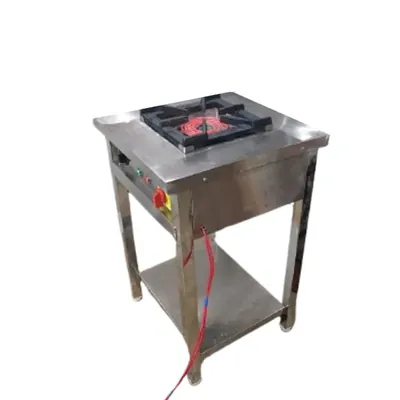 Heavy Duty SS Stand Type Electric Bhatti with Heating Coils of 2000 W for Catering and Outdoor Food Stalls Use