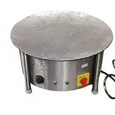 Heavy Duty 26 Inch Electric Pav Bhaji 5 mm Thick Tawa With Stainless Steel Body