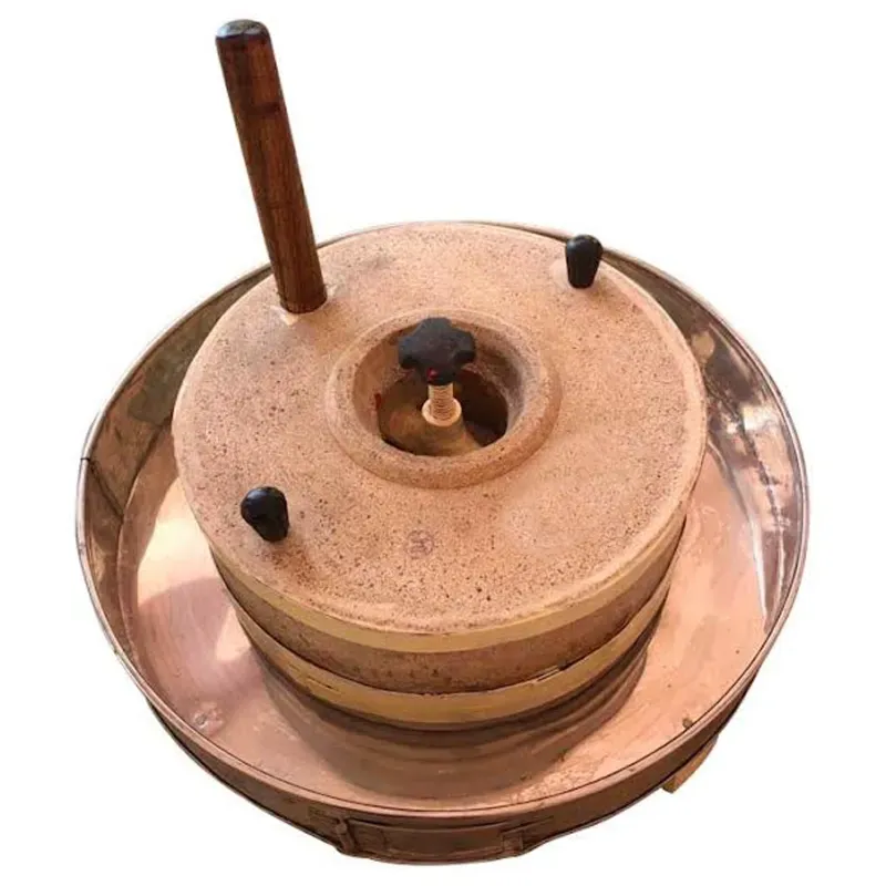 Domestic Stainless Steel Traditional Hand Operated Flour Mill, 2 – 3 kg, 40 cm