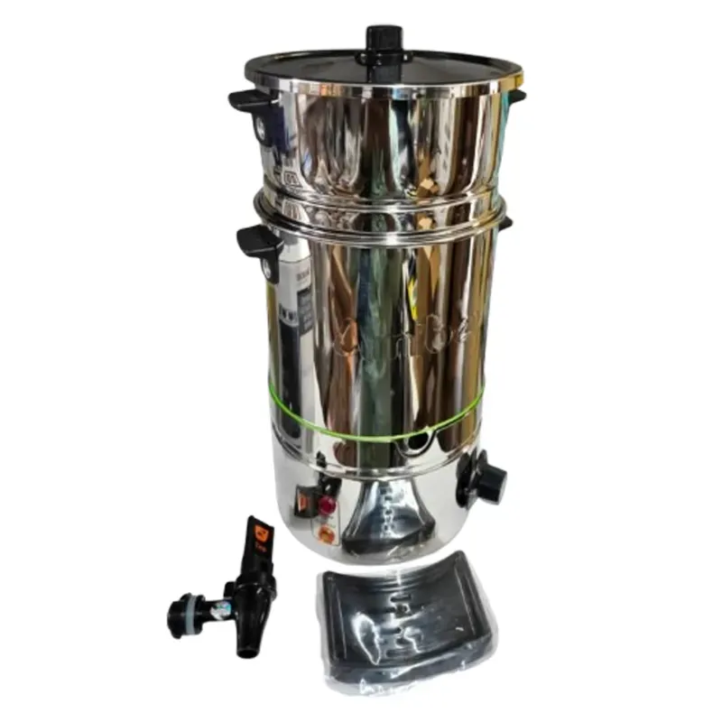 Commercial 2 L SS Traditional Filter Tea Maker Electric Kettle 100 W