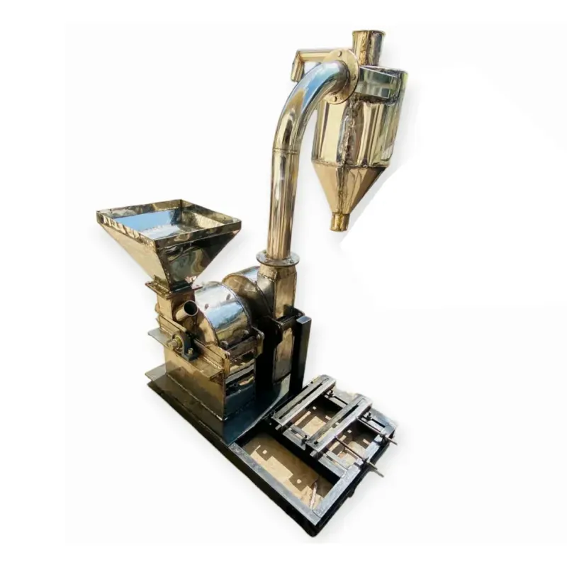 Stainless Steel 304 Grade Turmeric Grinding Machine With 5 HP Motor and 10-20 kg/hr Production Capacity