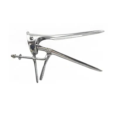 SS 6 Inch Vaginal Speculum for Small Animals, Veterinary Genecology Instrument, for Livestock Reproductive Care