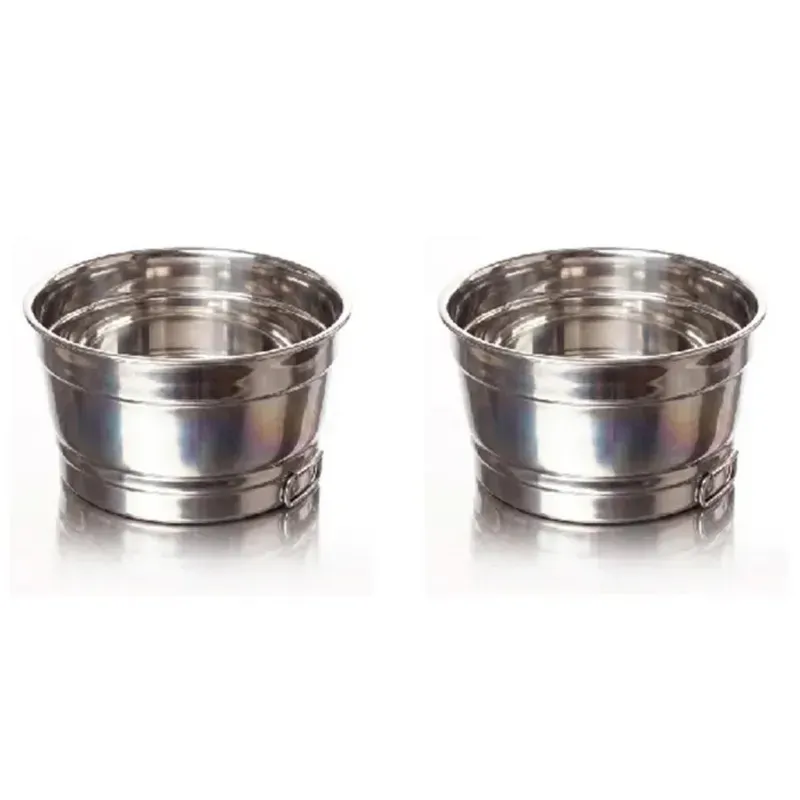 Pack of 2 Rust Proof Welding Tub (Size no. 18) for Hotel Buffets & Hospitality Suites