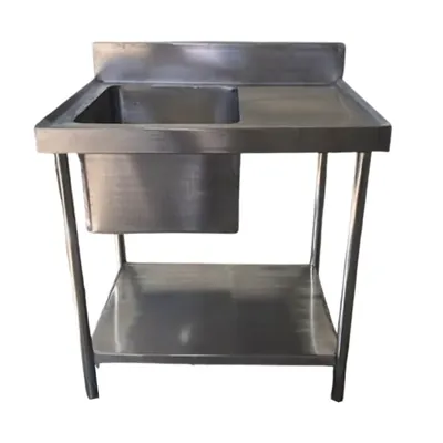 36 x 30 x 24 Inch SS Kitchen Work table with Sink