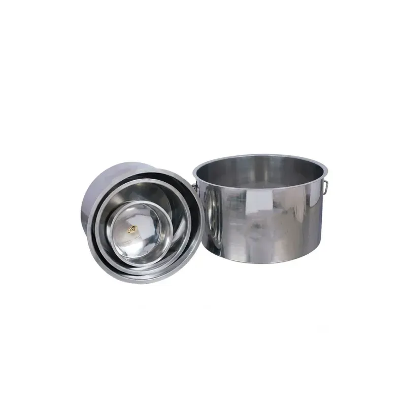 2 mm Thick 430 Stainless Steel Cooking Tope Cookware Set with Lid Size 26 Pack of 2