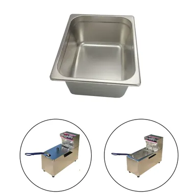 ADORMA 8 Litre Stainless Steel Oil Pan for ADORMA Deep Fryer