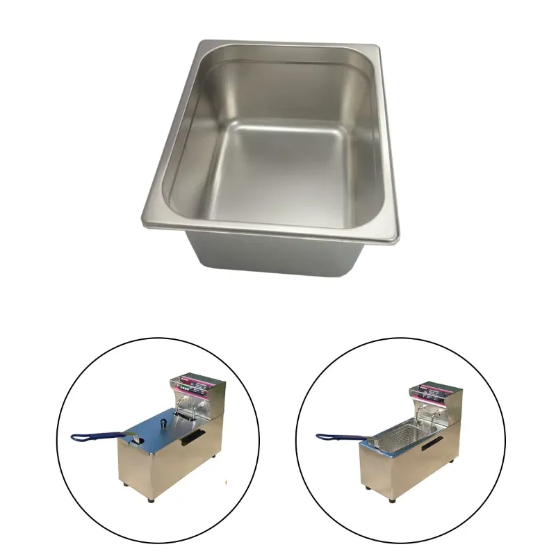 ADORMA 8 Litre Stainless Steel Oil Pan for ADORMA Deep Fryer