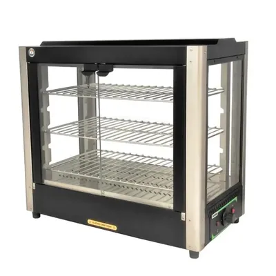 ADORMA 75 Litre Capacity 800 W FDW 75LH Black Food Display Warmer, Food Grade SS Interior