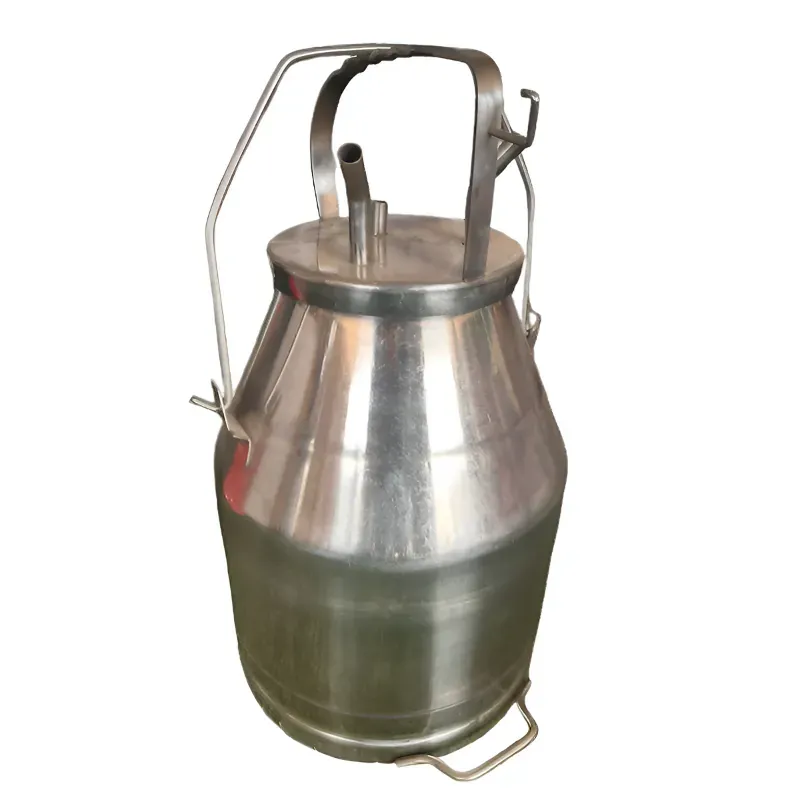 GODHAN 25 Litre Stainless Steel Milking Bucket For Milking Machines