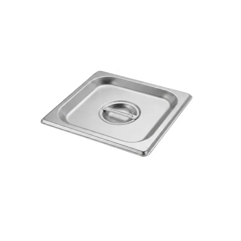 200 mm GN 8/8 Ice Cream Pan Lid SS304 Square Corner (Pack-2)