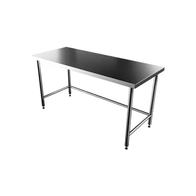 AAYAS INTERNATIONAL Commercial Kitchen work table without Under Shelf with Scratch Resistant Finish (60 Inch X 24 Inch X 34 Inch)