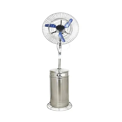 Ryna Heavy Duty 24 Inch Stainless Steel Mist Fan with 85 L Water Tank