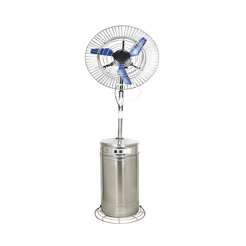 Ryna Heavy Duty 24 Inch Stainless Steel Mist Fan with 85 L Water Tank