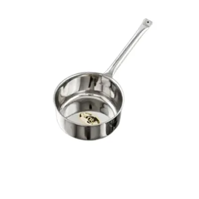 Mira Steels Steel Saucepan 10 x 5 Inch With Stainless Steel Body For Domestic Use (Model No, SPN010)