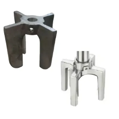 Set of Aluminum Cutter and Flower Stand for 60 Litre Milk/Lassi/Cream Madhani Machine