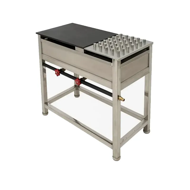 SS 36 x 15 x 35 Inch Standing Type Chapati Tawa Bhatti For High-Volume Preparation of Chapatis