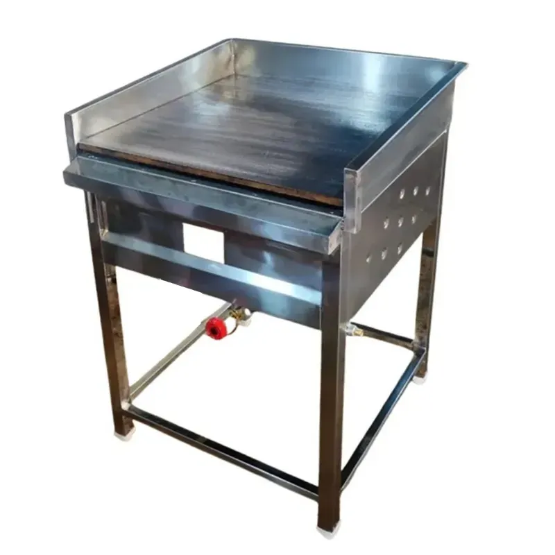 High Efficiency 27 x 16 x 17 Inch Gas Operated Stand Type Dosa Bhatti With Pilot Burner Stainless Steel Body