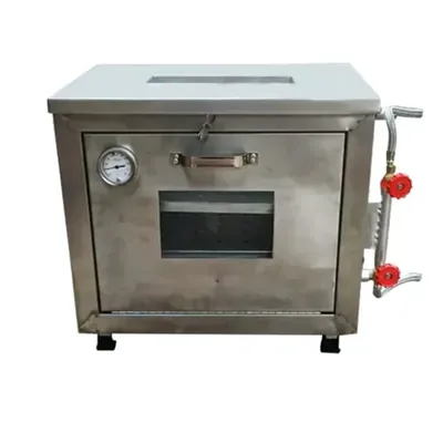 Heavy Duty Indian 10 x 16 Inch Gas Operated Stone Base Pizza Oven, 4 Pizza