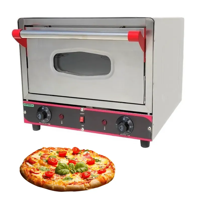 ADORMA STPO 12 x 12 Stainless Steel Stone Base Pizza Oven, 1600 W with 1 Year Warranty
