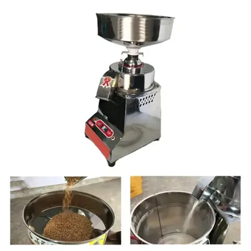 AMAR Square Body 6 Inch 150 mm Stone Type SS Flour Mill Atta Chakki Ghar Ghanti with 1 HP Motor, 6 kg/hr Output Capacity