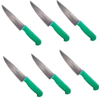 Smart Chef AS00307-01 Stainless Steel Boning Knife (6pcs), 5 Inch Straight Blade for Removing Bone from Meat and Fish