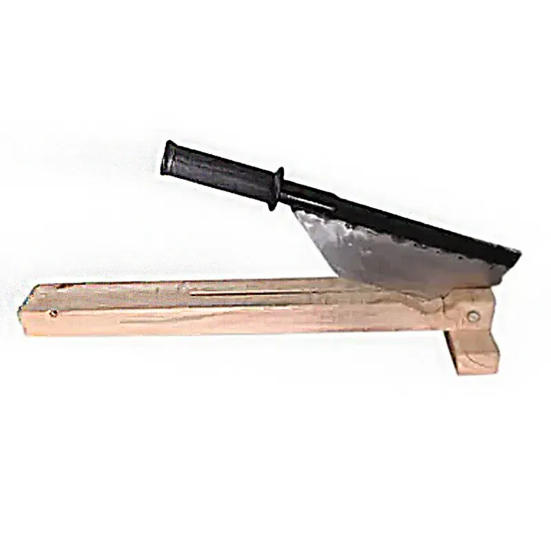 Manual Sugarcane Bud Cutter with Wooden Base (Weight 1.52 kg)
