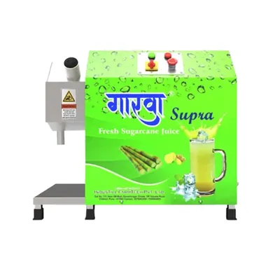 Gaarwa Supra 5R Heavy Duty 2 HP 5 Roller Sugarcane Machine for Industrial Juice Bottling