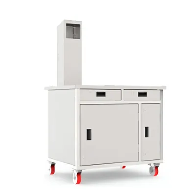 Gaarwa Eco Friendly Machines Dustbins for All Gaarwa Sugarcane Machines with Wheel and Drawer